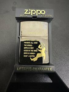 ZIPPO　ジッポーライター　ブラック×ゴールド　1937