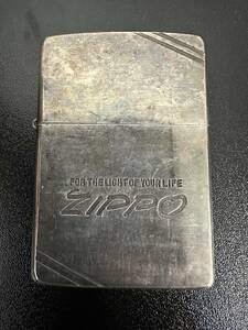 ZIPPO　ジッポーライター　ケースのみ　シルバーカラー　