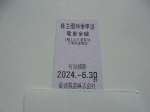 東武鉄道・株主優待乗車証10枚/送料込