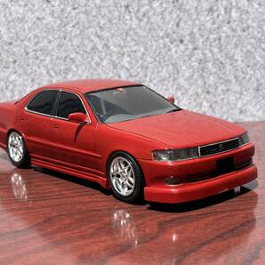 1/24 クレスタ 100系 トヨタ JZX100 完成品 CRESTA シャコタン ドリフト サーキット パーツ取り 改造ベース ジャンク扱いで！の画像1