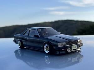 1/24 Skyline R30?R31 final product iron mask old car group car highway racer gla tea n lowrider deep rim shadow junk treatment .!