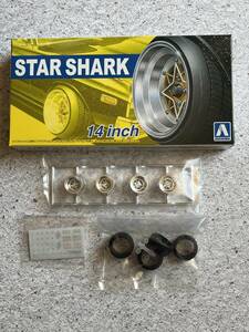 1/24 The * tuned parts Star Shark modified parts old car group car highway racer gla tea n lowrider Fukuoka specification chi rose gi specification 
