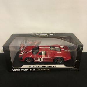 B873 き■保管品■ SHELBY COLLECTIBLES 1967 FORD MK IV 1:18