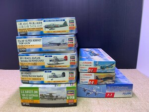 K2155 K ◆未組立◆ 1/72 プラモデル FUJIMI フジミ Hasegawa ハセガワ 8点 セット まとめて 長期保管 現状渡し ◆中古品◆