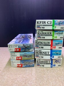 K2149 K ◆未組立◆ 1/72 プラモデル Hasegawa ハセガワ Fujimi フジミ 8点 セット まとめて 長期保管 現状渡し ◆中古品◆