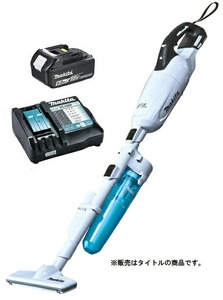 マキタ 充電式クリーナ CL280FDZCW(白)+バッテリBL1860B+充電器DC18RF付 18V対応 makita オリジナルセット品