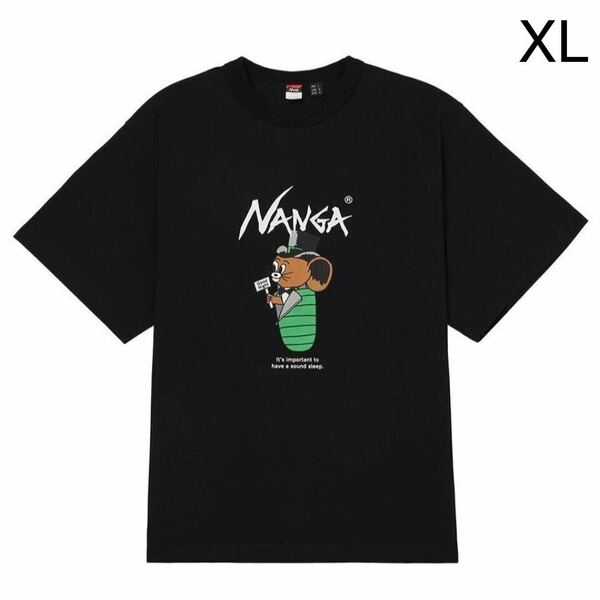 NANGA×JERRY UKAI BLK XL ナンガ×ジェリーウカイ エコハイブリッド スリーピングバッグ ジェリーマルケスティー ブラック ジェリー鵜飼 