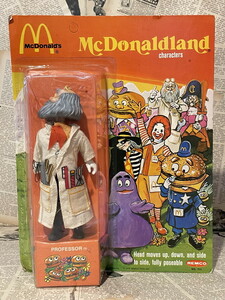 ☆1970年代/マクドナルド/プロフェッサー/即決ビンテージ/REMCO/McDonaldland Characters/Figure(Professor/MOC)