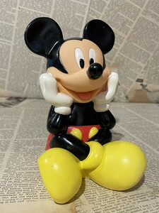 ☆1990年代/ミッキーマウス/コインバンク/ソフビ/即決ビンテージUSA/Mickey Mouse/Coin bank(90s) DI-450