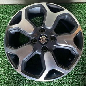 スズキ SUZUKI純正ホイール ハスラーホイール 15インチ 15×4.5J OFF:+45 PCD;100-4H ハブ径;約54mm 傷あり、ガリ傷あり 1本 