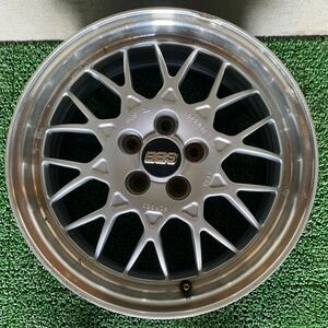 BBSホイール 16インチ 16×6.5J OFF:+55 PCD;100-5H ハブ径;約56mm 傷あり、ガリ傷あり、サビあり 1本 