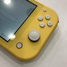 TA★1円～ 中古品 任天堂 ニンテンドー スイッチ ライト Nintendo Switch Lite HDH-001 イエロー どうぶつの森ケース付き 動作確認済み_画像4