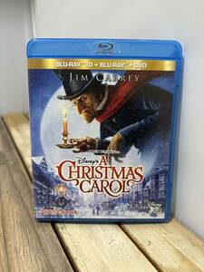 9 Рождество * Carol CHRISTMAS CAROL Jim * Carry Disney Disney 3 листов комплект BLU-RAY3D + BLU-RAY + DVD Blue-ray аниме 