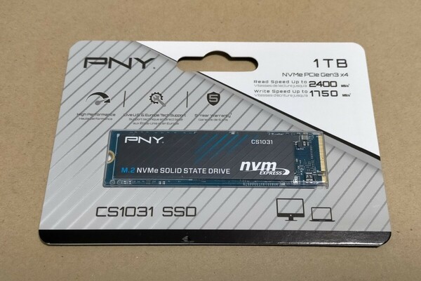 新品未使用　PNY CS1031 NVMe PCIe3.0 内蔵SSD 1TB