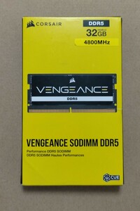 CORSAIR VENGEANCE DDR5 4800MHz Note PC Sodimm memory 16GB 2 sheets total 32GB