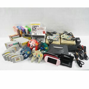 1 jpy [ Junk ]Nintendo nintendo etc. / game machine set sale PSP DS Hsu fami64 etc. Junk /79