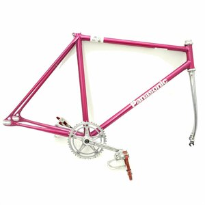 [ frame size approximately 52]Panasonic/ Panasonic NJS recognition bicycle race / contest pist bike SUGINO MIGHTY COMPETITION46 MKS bicycle parts [69]