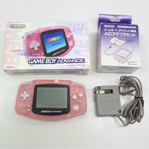 1円【ジャンク】Nintendo 任天堂/ゲームボーイアドバンス 本体 GBA/AGB-001/62