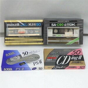 1 jpy [ unused ]maxellmak cell / cassette tape HIGH POSITION XLⅡ-S/90 SA-C90 PS-Ⅱ other unopened /41