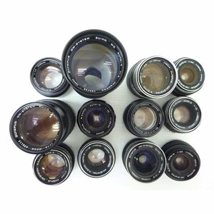 1 jpy [ Junk ]OLYMPUS Olympus / single burnt point lens set /24mm28mm50mm135mm150mm200mm/88