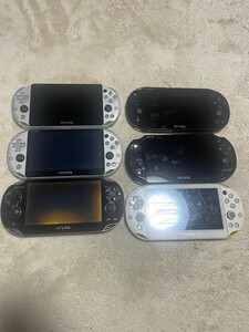 SONY PS Vita PlayStation Vita PCH-2000 PCH-1000 summarize junk treatment 6 piece operation not yet verification 