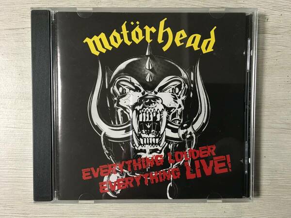 MOTORHEAD EVERYTHING LOUDER EVERYTHING LIVE!