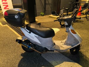 アドレスv125 駆動系改、ビッグローター、ゴールデンパッド　リヤボックス付き　検)シグナス　スウィッシュ　アクシス　dio