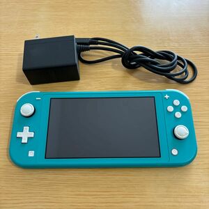 Nintendo Switch Lite ターコイズ　充電器付き