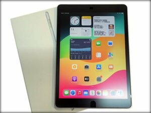 美品 Apple/アップル iPad 10.2インチ 第9世代 Wi-Fi+Cellular 256GB MK4H3J/A シルバー■タブレット SIMフリー ドコモ〇