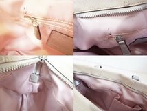 コーチ COACH 2wayバッグ ショルダー/ハンド F20342 レザー ホワイト/シルバー■_画像10