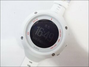 美品 SUUNTO/スント◆SUUNTO AMBIT3 RUN WHITE HR/ランニング用GPSウォッチ◆スマートウォッチ デジタル腕時計