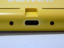 ジャンク品◇任天堂/Nintendo Switch Lite ニンテンドースイッチ ライト HDH-001 イエロー 箱無 本体のみ_画像8