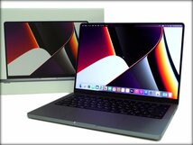 極美品 Apple MacBook Pro 2021 (MKGQ3J/A) 14.2インチ ノートPC M1Proチップ/16GB/SSD1TB スペースグレイ アップル_画像1