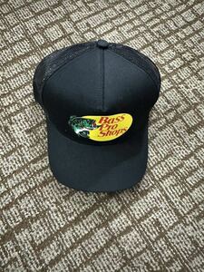 【新品】BASS PRO SHOPS メッシュキャップ　ブラック キャップ BLACK バスプロ バスプロショップス 帽子 黒