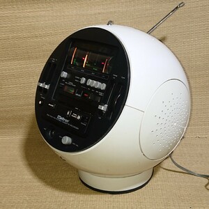 昭和レトロ 希少レア Weltron MODEL2004 1980年代 ラジオカセット 株式会社 竜人 ウェルトロン スペースエイジ ジャンク扱い