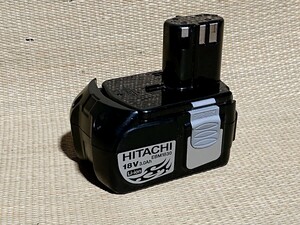 日立工機　コードレス インパクトドライバ WH18DL用バッテリー EBM1830 ジャンク扱い