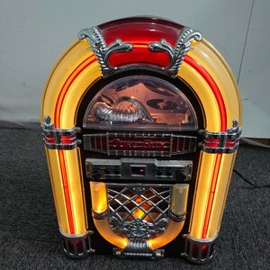 WINTECH JUKEBOX CD ラジオ AM FM FM不調 プレーヤー 音楽 通電可能 格安売り切りスタート k