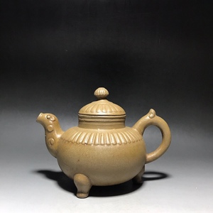 5KN9081 紫砂壺 茶壺 急須【時大彬/紫砂壷です】 煎茶道具 紫砂 工芸品 陶芸 磁器 置物 收藏品 時代物 中国美術