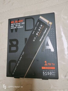 開封未使用　ウエスタンデジタル　内蔵SSD 1TB WD Black SN770 ゲーム向け　PCIe Gen4 M.2-2280 NVMe WDS100T3X0E-EC