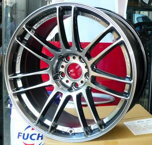 税込! ワークエモーション　ZR7　18ｘ9.5J+12 5H114.3 グローガンメタ　1枚