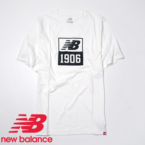 【新品本物 USA購入】New Balance ニューバランス ■ Essentials 1906 T-Shirt ■ ホワイト白 / S ■半袖 ロゴ Tシャツ NB572