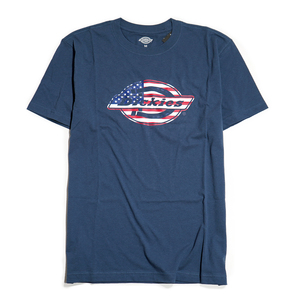 【 新品本物 USA購入】Dickies ディッキーズ■ American Flag Graphic Tee ■ ネイビー / XL ■ 半袖 ロゴ グラフィック Tシャツ AR-01