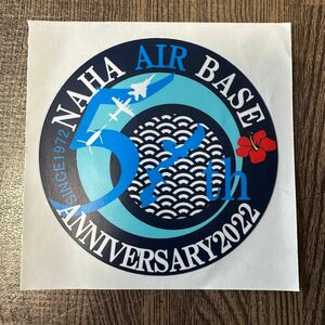 NAHA AIR BASE ステッカー　那覇　航空自衛隊50周年　沖縄復帰記念　エアーフェスタ　限定