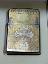 [Lu] Zippo 限定四面連続クロス柄 箱入 ジッポー ライター_画像3