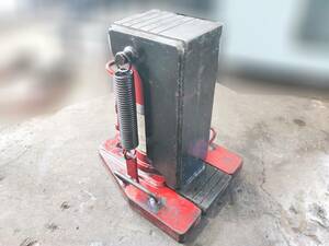 11423 used nail attaching oil jack masadaMHC-10RS ability upper part 20ton nail part 10ton rise under .daruma jack car maintenance automobile maintenance machine tool 