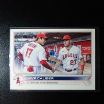 Topps Update 2022 大谷翔平&マイク・トラウト ベースカード_画像1