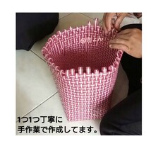 プラカゴ メルカド　トートバッグ　大容量 ハンドメイド マルシェ バッグ　軽量 かごバッグ マザーズ スパ Lサイズ パサール_画像9