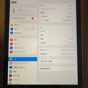 Apple iPad Air Wi-Fiモデル 16GB MD785J/B　