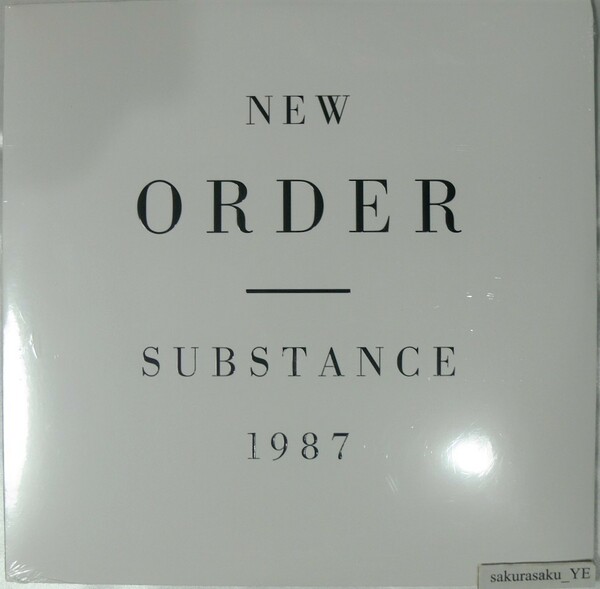 [未使用品][送料無料] New Order / SUBSTANCE 1987 [アナログレコード 2LP] 2023復刻盤 / Joy Division