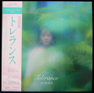 [未使用品][送料無料] G.RINA / Tolerance [アナログレコード LP] トレランス